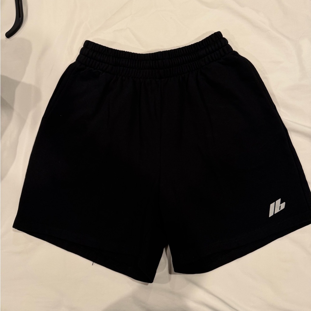 Balenciaga Black Cotton Shorts